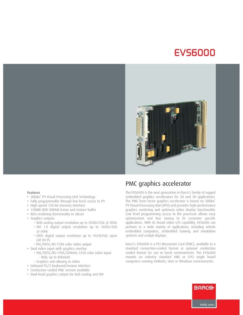 Barco EVS6000 Specifications