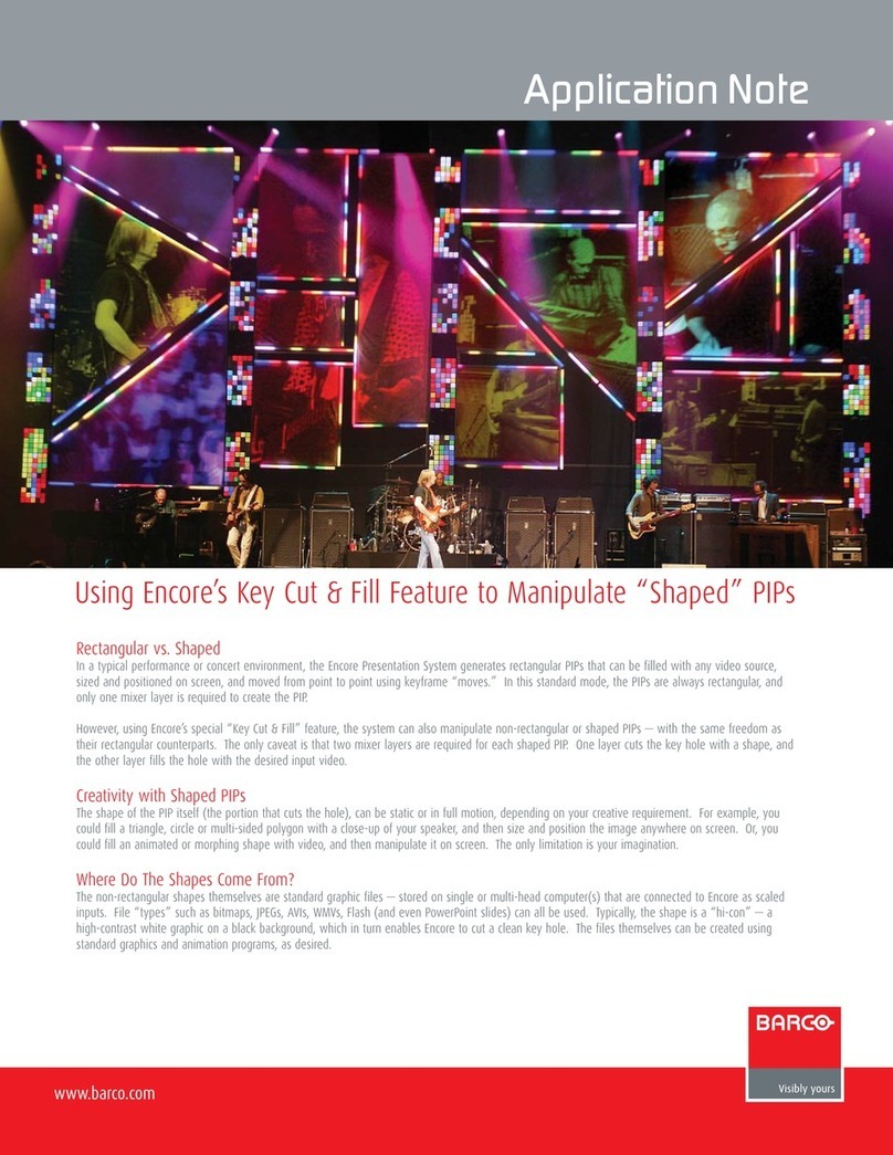 Barco Encore Manual