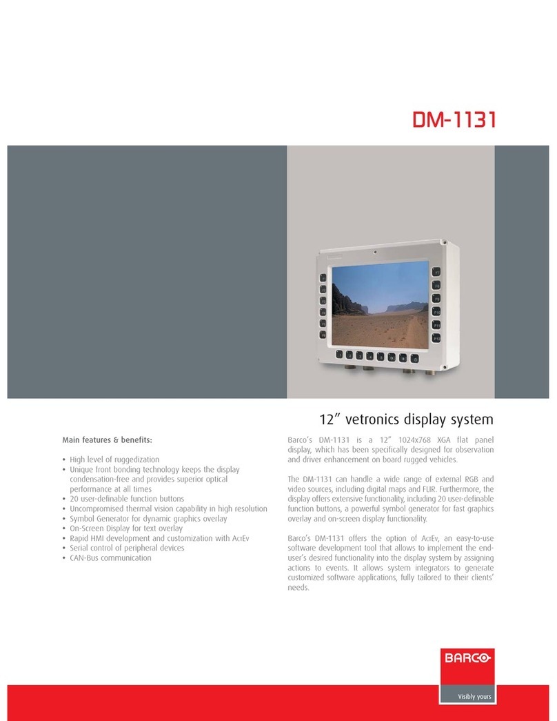 Barco DM-1131 User manual