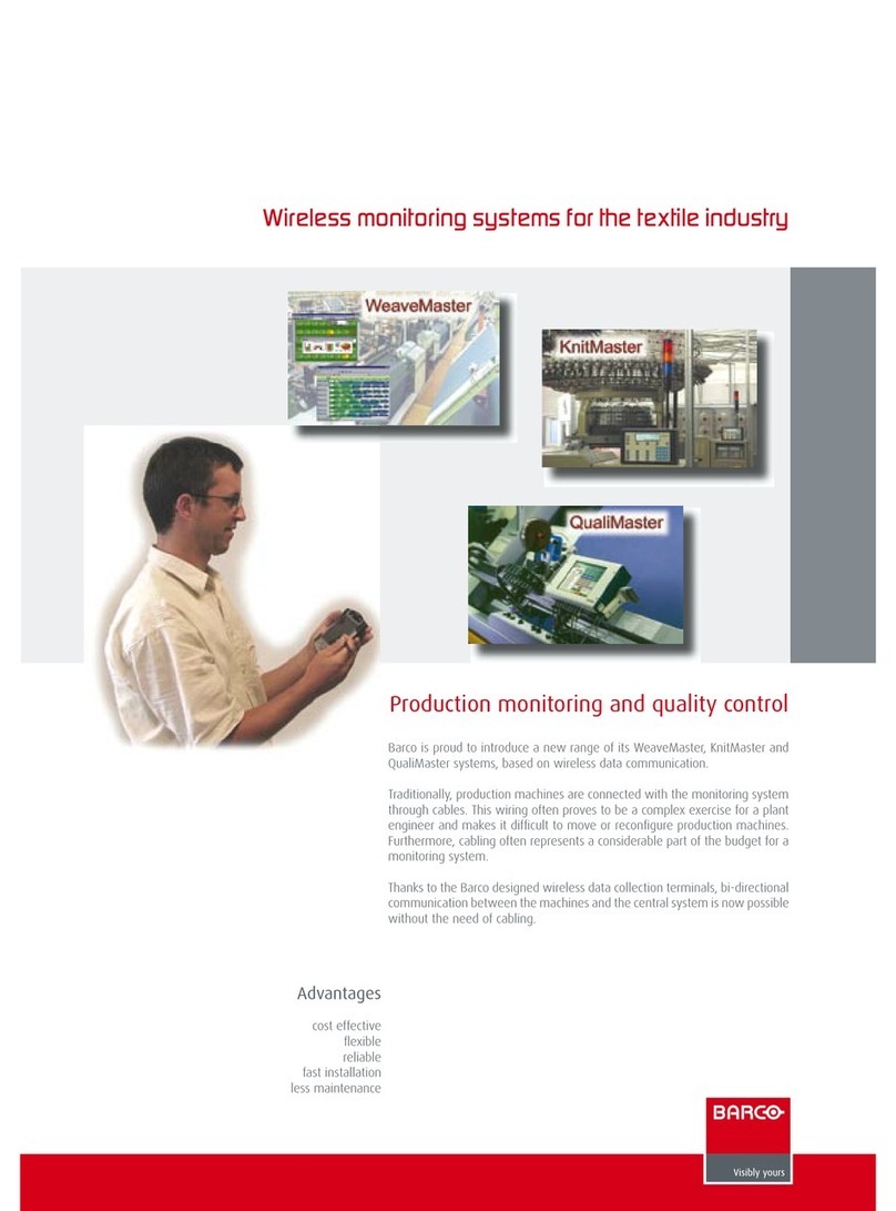 Barco DU10P User manual