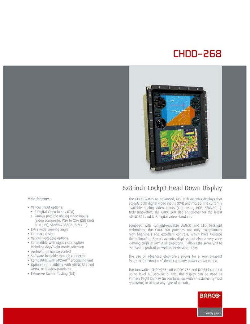 Barco CHDD–268 User manual Barco CHDD–268 User manual