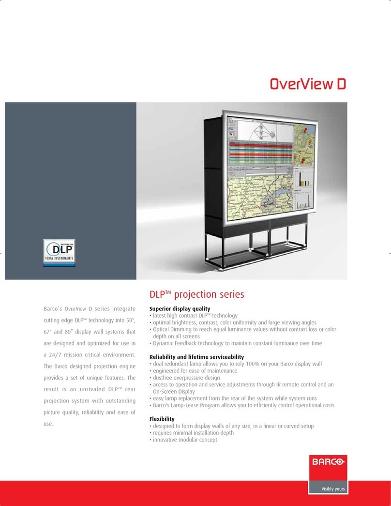 Barco OverView cDG67-DL Brochure & specs