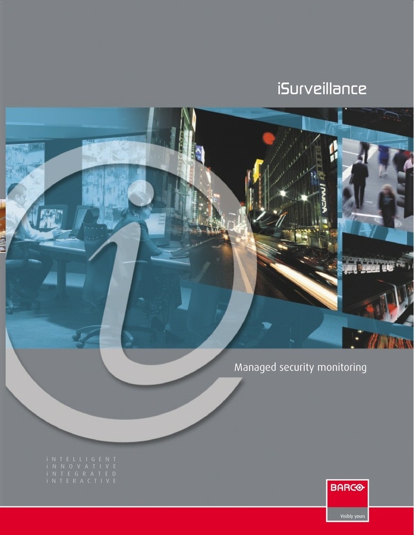 Barco iSurveillance User manual