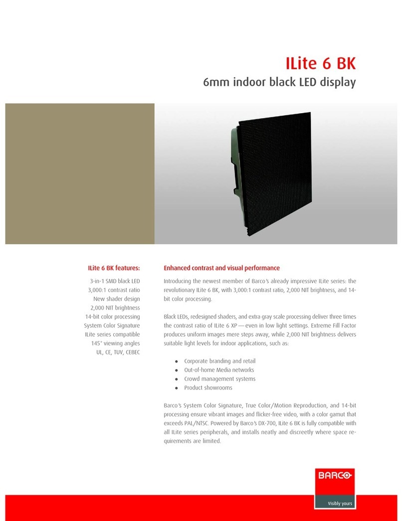 Barco ILite 6 BK User manual