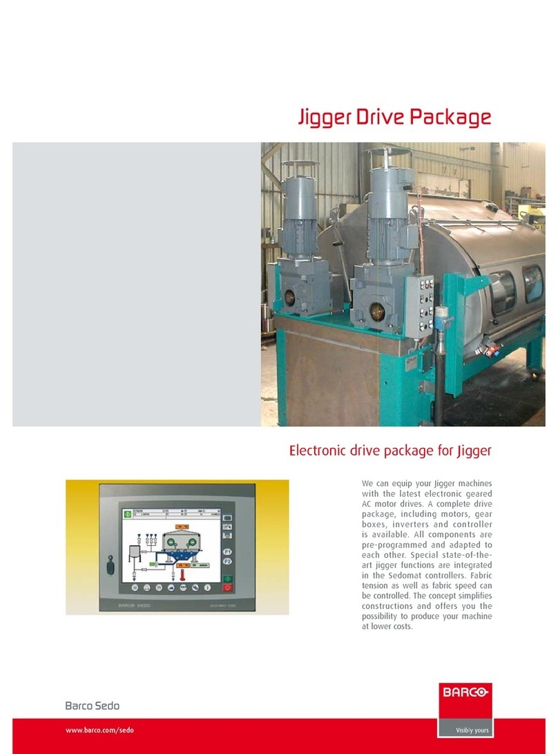 Barco Jigger drive package Specifications