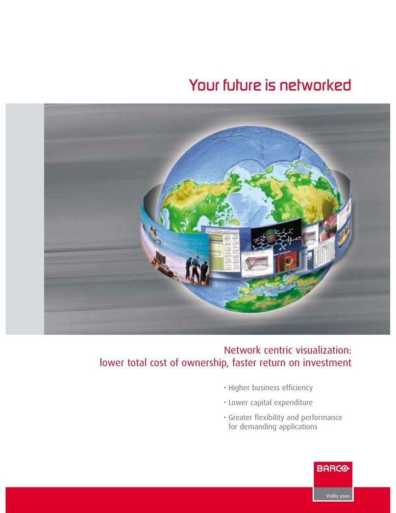 Barco iCon H600 User manual