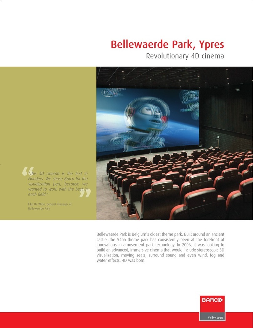 Barco iCon H600 User manual