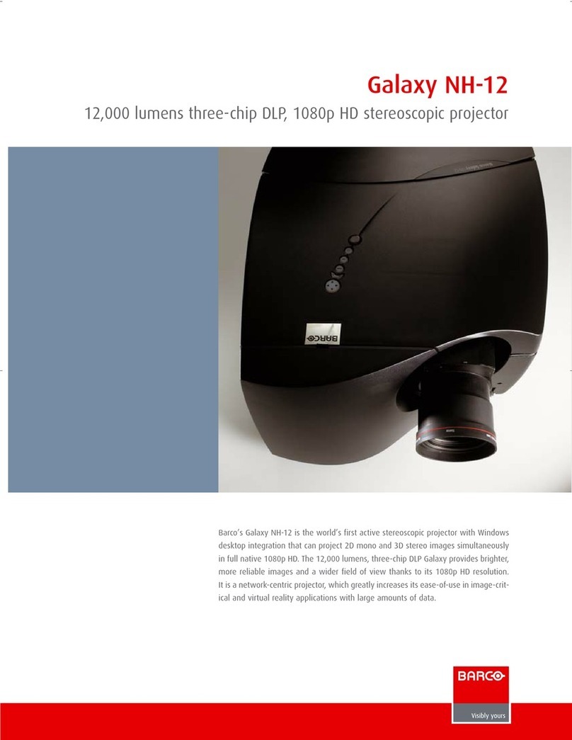 Barco Galaxy NH-12 User manual