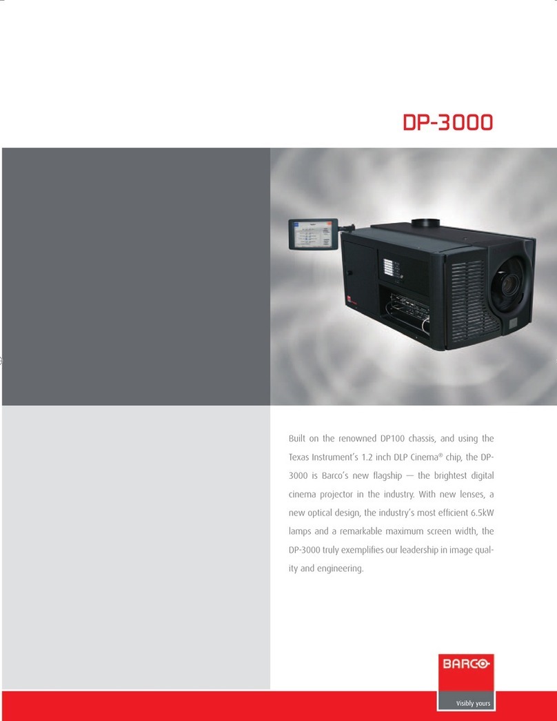 Barco DP-3000 User manual