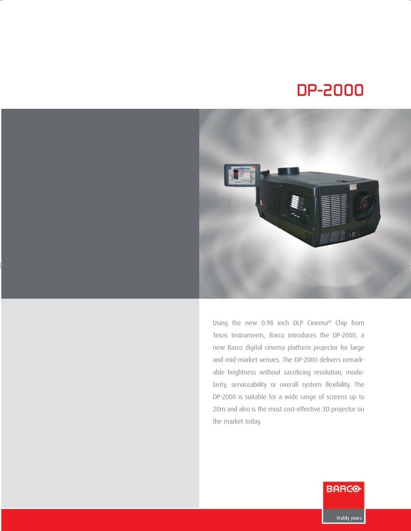 Barco DP-2000 User manual