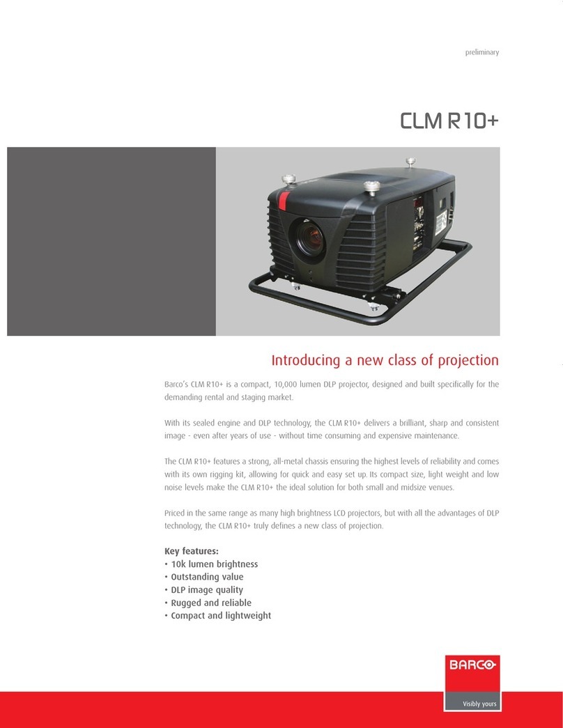 Barco CLM R10+ Specifications