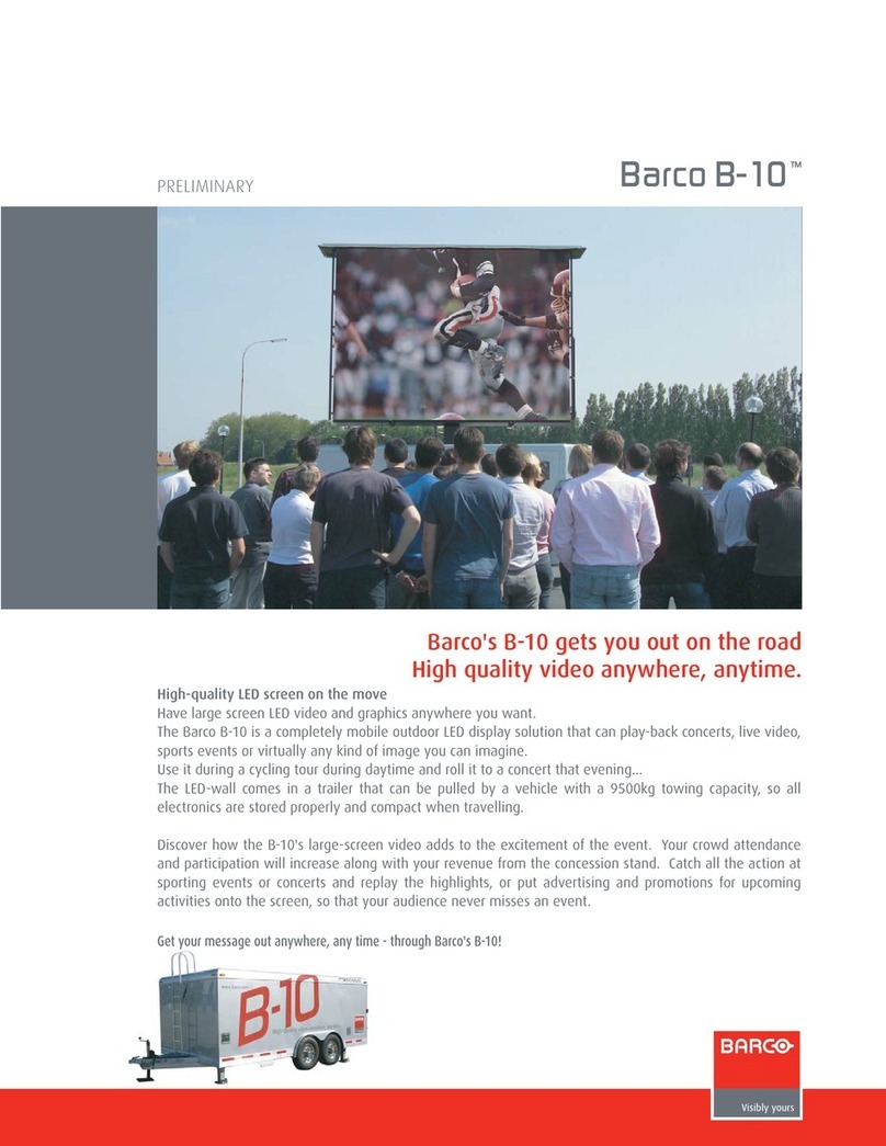 Barco B-10 Specifications