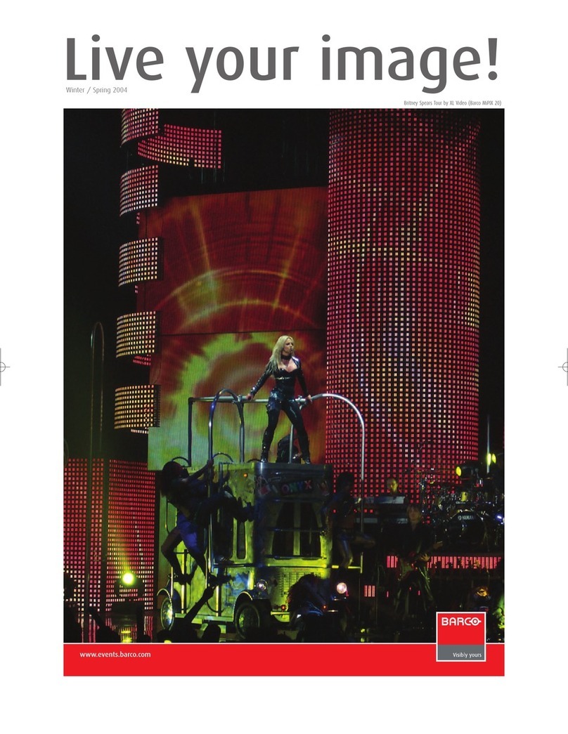 Barco SLM G10 Performer Manual