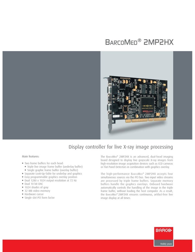 Barco BarcoMed 2MP2HX Specifications