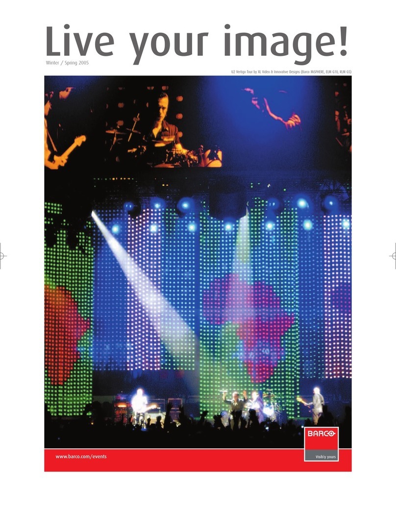 Barco RLM G5 Performer supplementary guide