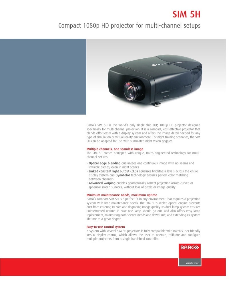 Barco SIM 5H User manual