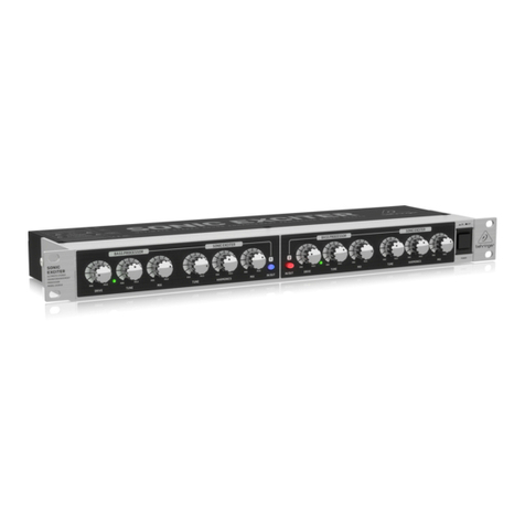 Behringer Sonic Exciter SX3040 user manual