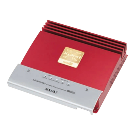 Sony XM-7527 X-Plod Specifications
