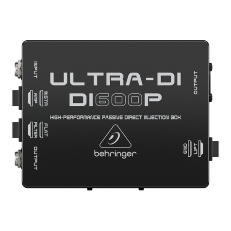 Behringer Ultra-Di DI600P user guide