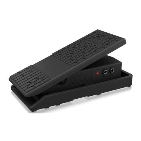 Behringer Foot Controller FCV100 user manual