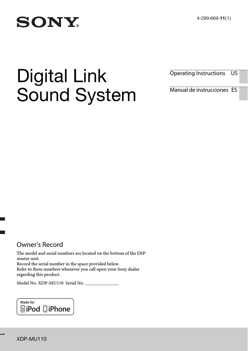 Sony XDP-MU110 operating instructions Sony XDP-MU110 operating instructions