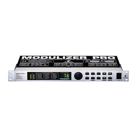 Behringer MODULIZER PRO DSP1224P User manual