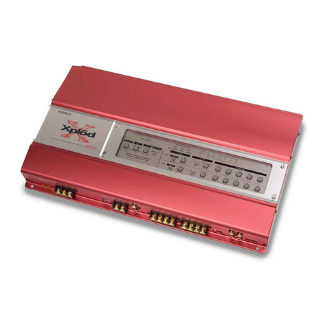 Sony XM-405EQX Marketing Specifications Product guide