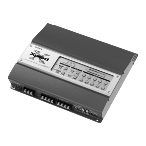 Sony XM-404EQX Specifications
