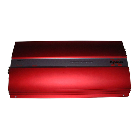Sony XM-2252HX Marketing Specifications User manual Sony XM-2252HX Marketing Specifications User manual