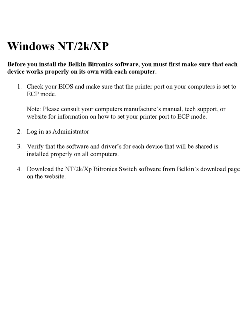 Belkin F1U125-KIT User manual Belkin F1U125-KIT User manual