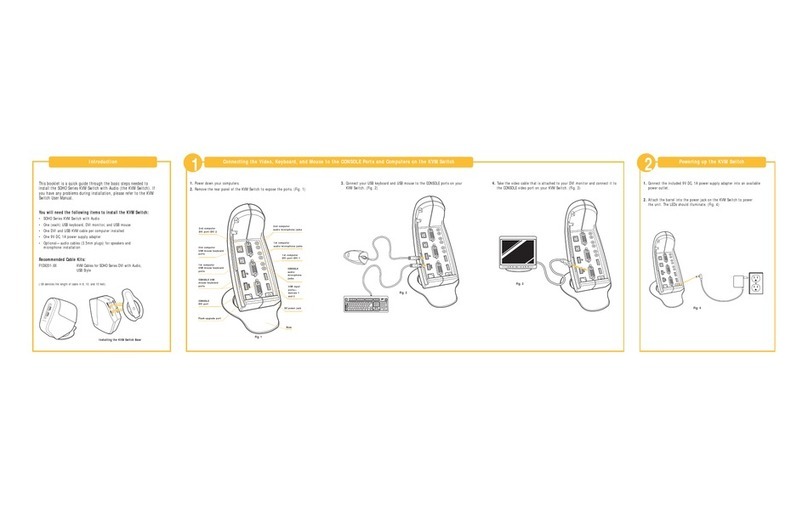 Belkin OmniView F1DD102U User manual