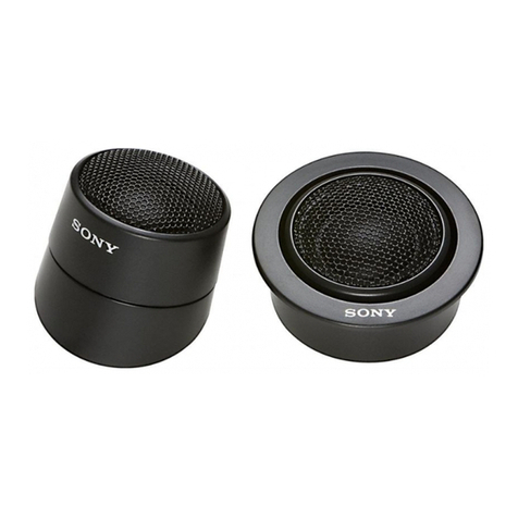 Sony XS-H20S operating instructions