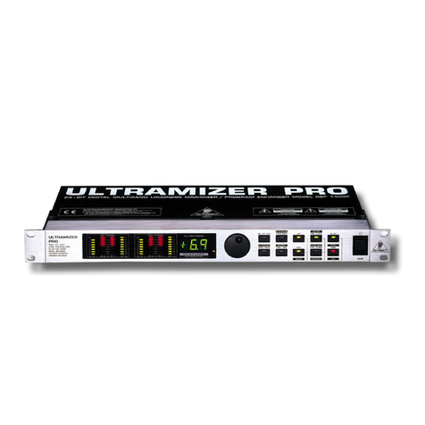 Behringer ULTRAMIZER PRO DSP1400P user guide