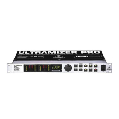 Behringer ULTRAMIZER PRO DSP1424P User manual