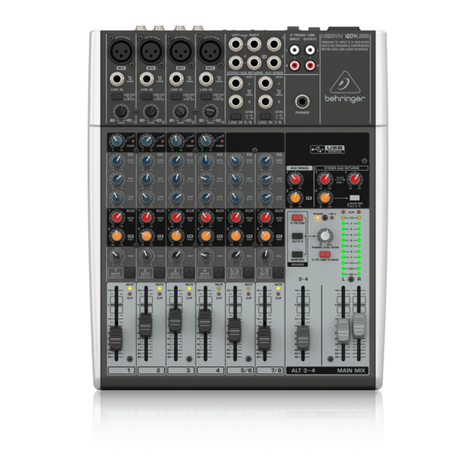 Behringer XENYX 1204 User manual