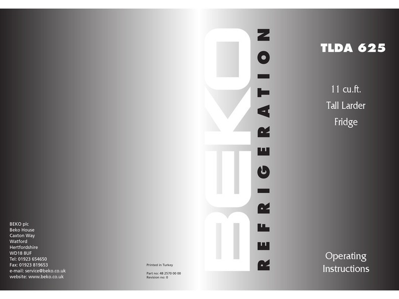 Beko TLDA625 User manual