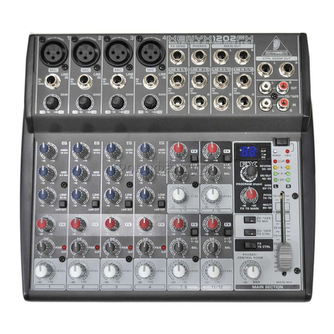 Behringer XENYX 1002FX user guide