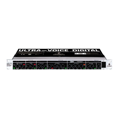 Behringer Ultravoice Digital VX2496 User manual