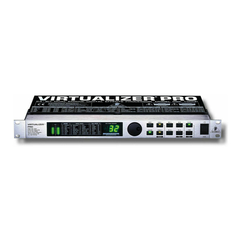 Behringer VIRTUALIZER PRO DSP1000P User manual