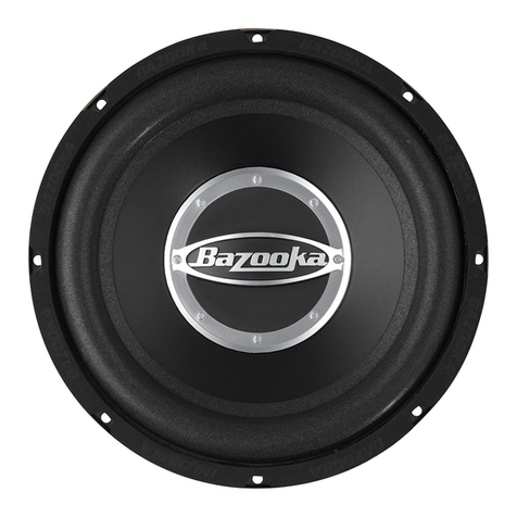 Bazooka ELW1014P User manual Bazooka ELW1014P User manual