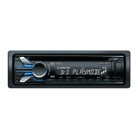 Sony MEX-DV1700U User manual