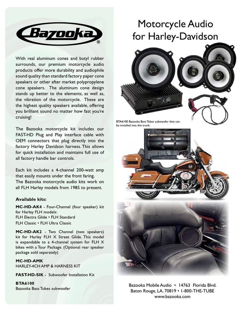 Bazooka BTA6100 User manual Bazooka BTA6100 User manual