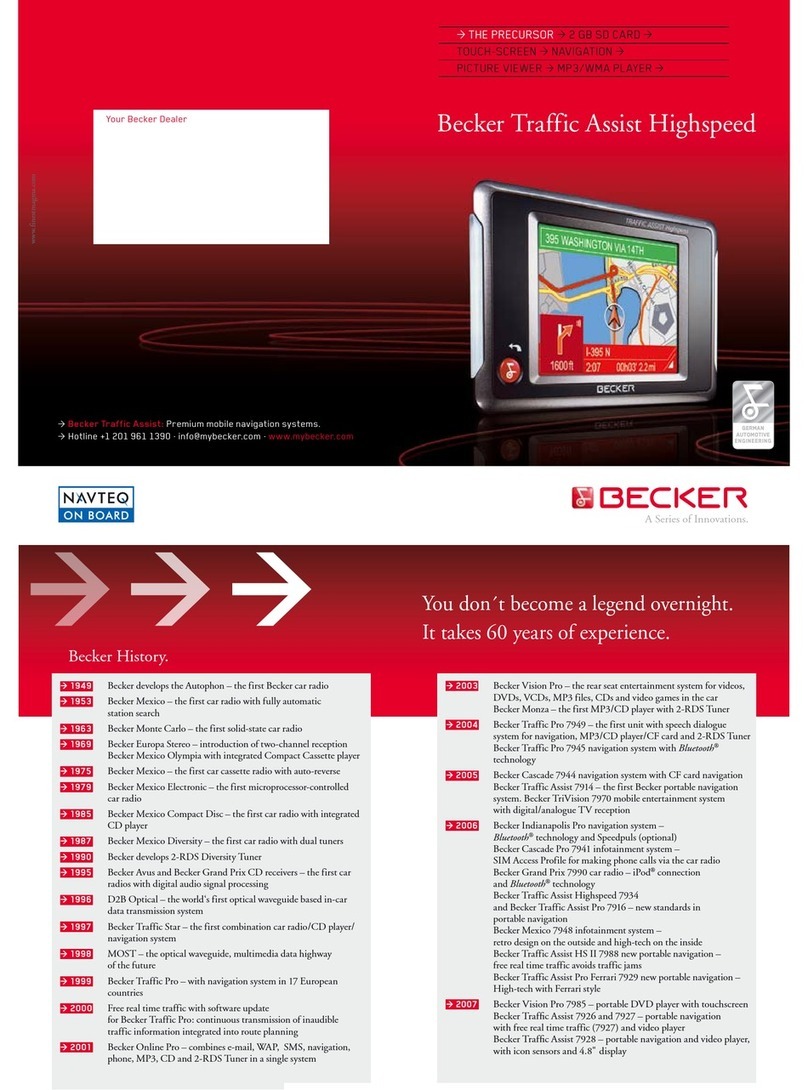 Becker Highspeed 7934 User manual