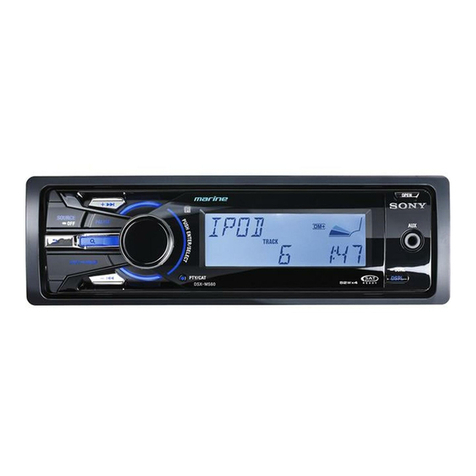 Sony DSX-MS60 operating instructions
