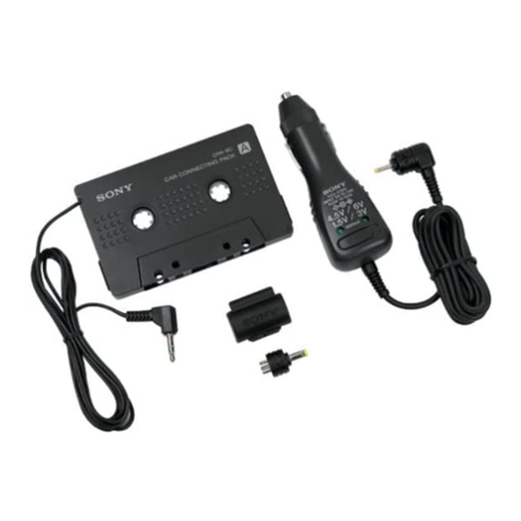 Sony DCC-E34CP - Car Battery Cord operating instructions