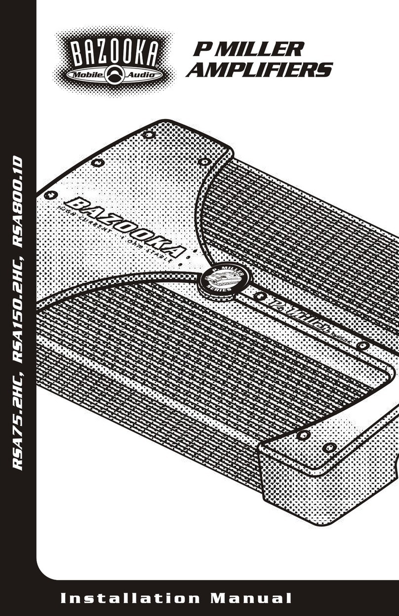 Bazooka RSA150.2HC installation manual