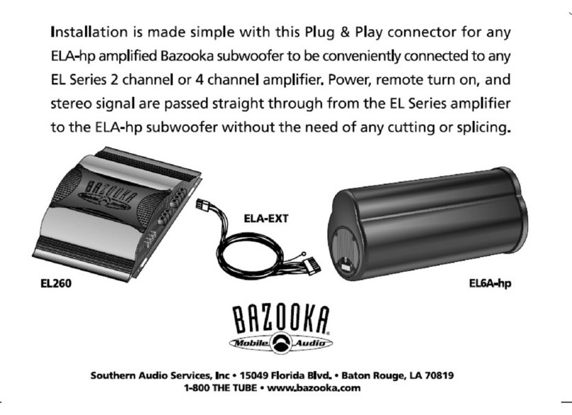 Bazooka EL260 datasheet