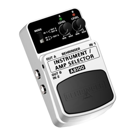 Behringer AB100 user guide