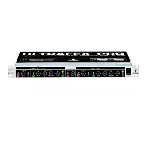 Behringer EX3200 user manual