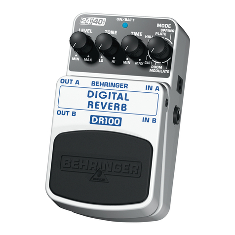 Behringer DR100 user guide